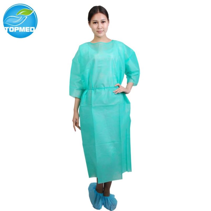 OEM Supported Disposable PP/SMS/PP+PE Surgical Gown Isolation Gown