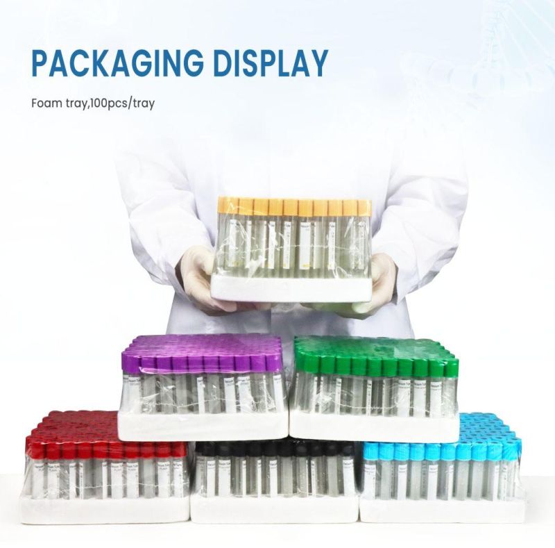 Blood Test Tubes Manufacturer Disposable Vacuum Blood Collection Tubes Gel Tube