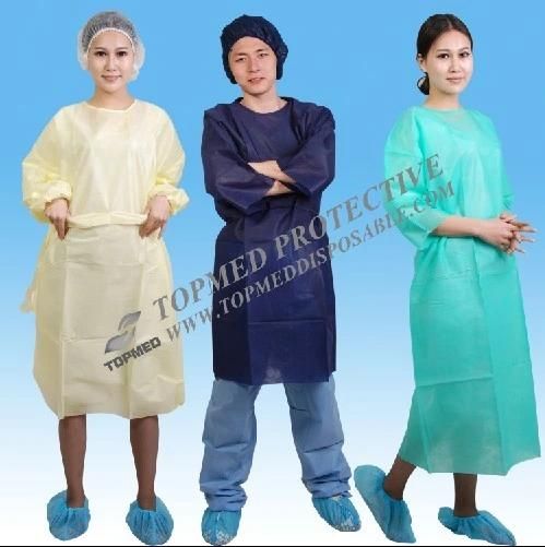 Cheap Disposable PP Isolation Gown 18g
