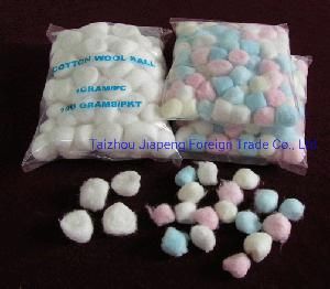 100% Cotton Medical Absorbent Non-Sterilized and Sterilized Color Cotton Balls