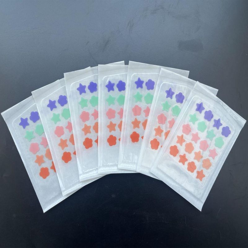 Hb Color Star Acne Healing Patch - Absorption Concentrate Pack, Invisibility, Spots, Hydrocolloid, Skin Comprehensive Treatment, Facial Repair