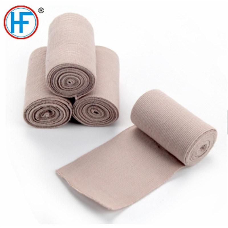 China Wholesale Skin Color High Elastic Compression Bandage with Clips