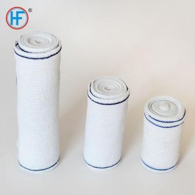 Mdr CE Approved Hotsale Medical Blue Line High Elastic Bandage Packaged in Carton