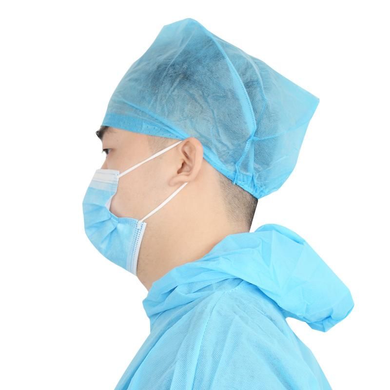 Blue Color Earloop Face Mask Medical Salon Dust Cleaning Mouth Disposable Mask