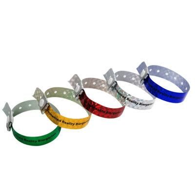 Waterproof Holographic L Shape Event Wristband