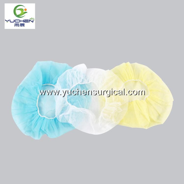 High Quality Disposable Nonwoven Bouffant Cap for Nurse in Hospital