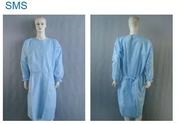 Thumb Loop Plastic Disposable CPE Surgical Isolation Gown