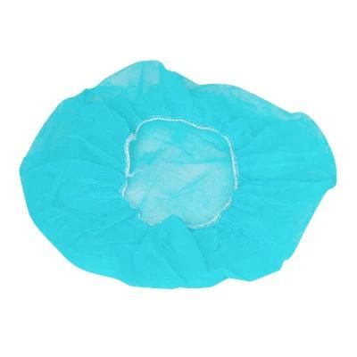 Hot Products Blue Non Woven Medical Disposable Bouffant Cap/Clip Cap/Hairnet