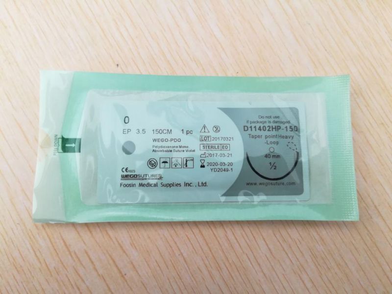 Violet Pdo Surgical Suture for General Surgery