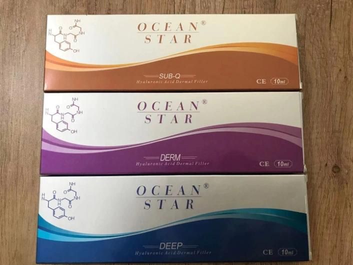 Ocean Star Syaloset Collagen Beauty Intraarticular Hyaluronic Acid Injection Four Derm Deep 10 Ml for Knee Osteoarthritis