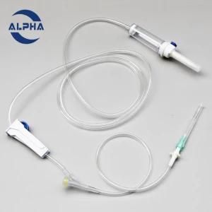 Medical IV Disposable Infusion Set with 62mm Drip Chamber