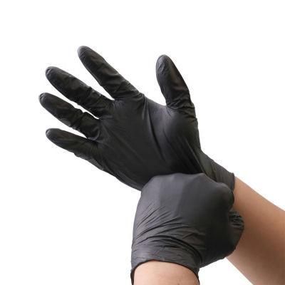 Gloves Black Disposable Powder Free Black Nitrile Gloves