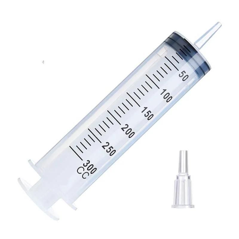 300cc Larger Irrigation Syringe for Liquid Food Providing, Wound Washing, Gynecological Vagina Flushing,