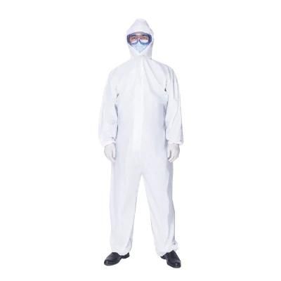 Factory Price Nonwoven Fabrics Disposable Isolation Coverall with Hood