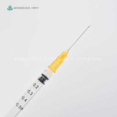 0.5-20ml Disposable Ad Syringe Safety Syringe Auto Disable Syringe, Safety Syringe with Strong Production Capacity and Fast Delivery