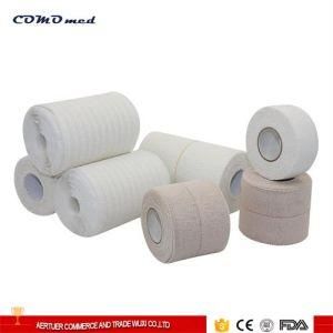 100% Cotton Skin Color Medical Product High Elastic Crepe Adhesive Bandage