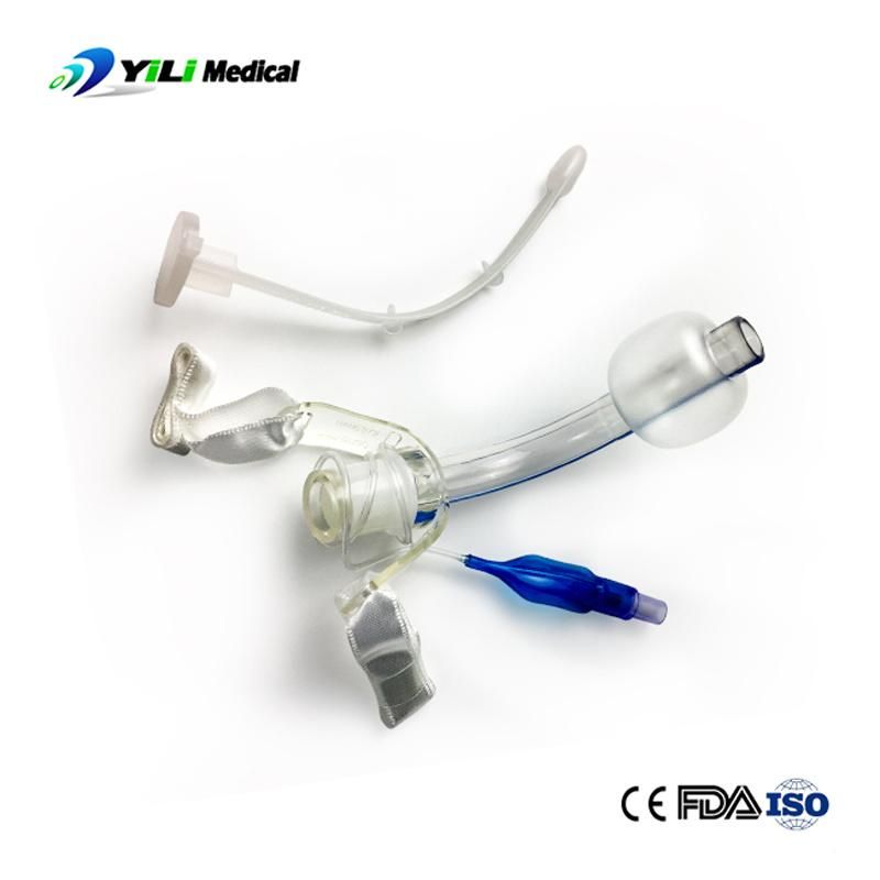 Medical Instrument Disposable PVC Cuffed Reinforced Tracheostomy Tube