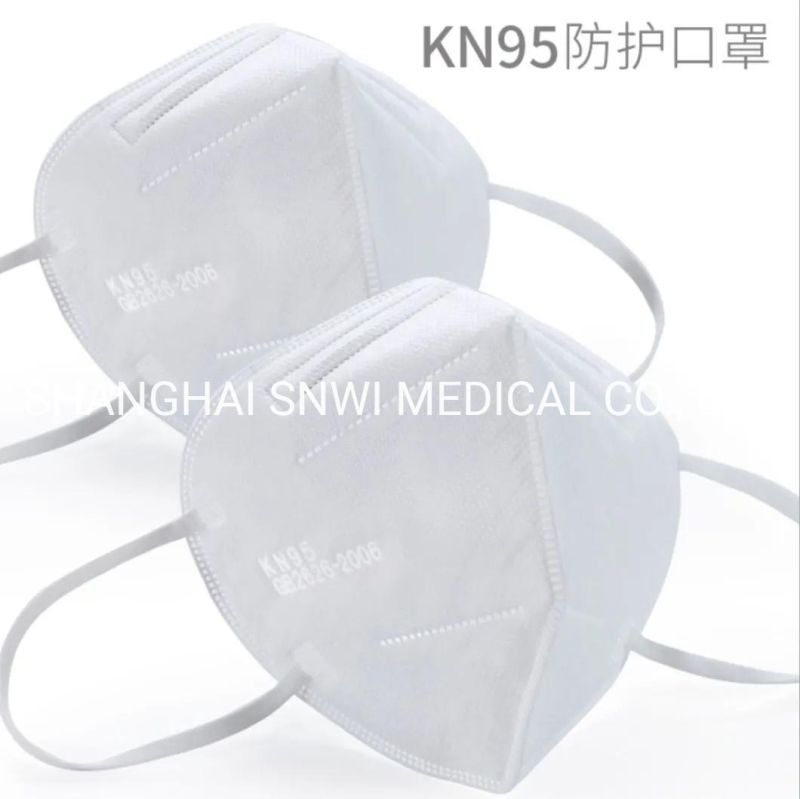 Disposable Facial Respirator Anti Dust/Virus Ffp2 Kn95 Face Mask with Ce and FDA