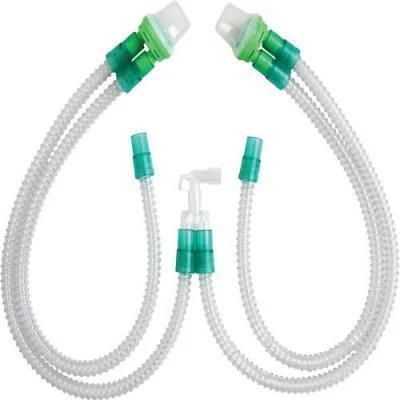 Medical Breathing Tube Disposable Silicone Breathing Circuit Tube