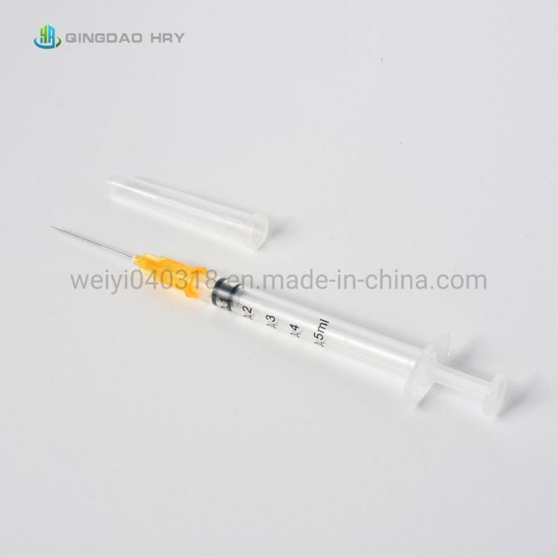 0.3ml -10ml Auto-Disable with or Without Hypodermic Needle Safety Injection Needle Self-Destructive Syringe with Different Sizes