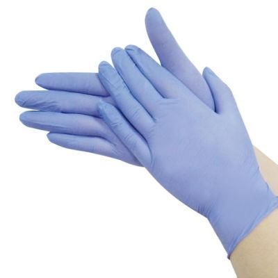 Blue Nitrile Gloves 4mil Powder Free Screen Gloves Nitrile Gloves