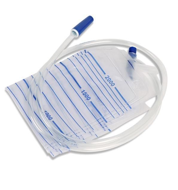 2000ml Adult Urine Bag Disposable Medical Urine Drainage Bags for Urine Collection