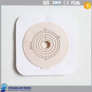 57mm Hydrocolloid Colostomy Flanges with Extended Tape Collar for Stronger Adhesion