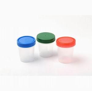 Disposable Hopital Urine Cup with Screw Cap up to 100ml