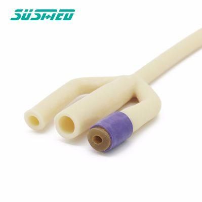 3-Way Standard Silicone Coated Latex Foley Catheter