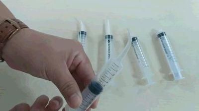 Plastic Dental Oral Syringes for Teeth Whitening with Blunt Tips