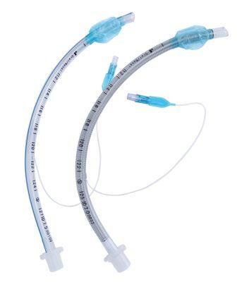Medical PVC Tracheostomy Tube Endotracheal Blue Endotracheal Intubation for Patient