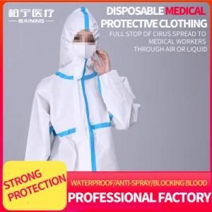 Directly Factory Disposable Medical Protective Clothing Made in China Non Sterile
