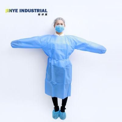 Disposable Non Woven Surgicalgown with Knitted Cuff/Elastic Cuff