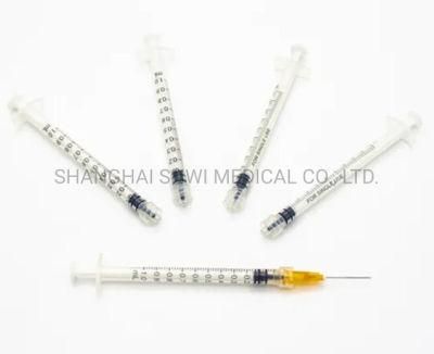 for Diabetics Used Insulin Syringe (U-100, U-40) with CE ISO