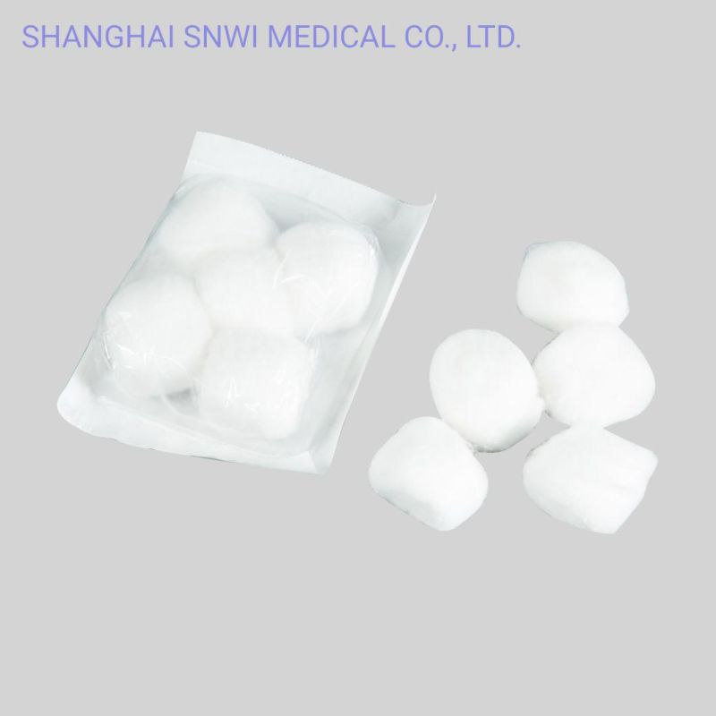 Medical Disposable High Absorbent 100 % Cotton Medical Gauze Ball