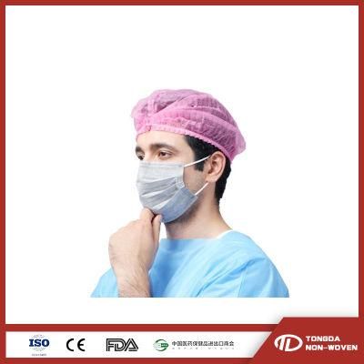 in Stock 4ply Activated Carbon Anti-Pollution Non-Woven Safety Disposable Face Mask Earloop