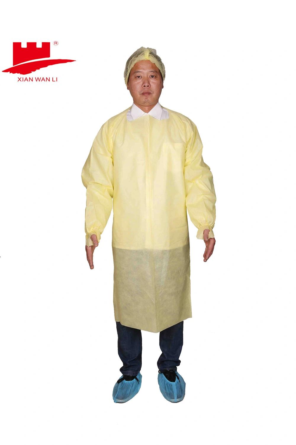 Over-The-Head Reinforced Convenient Gown Examination Gown