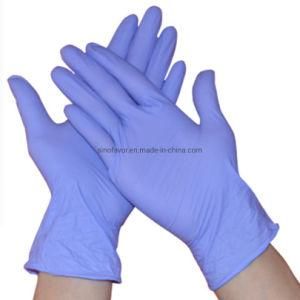 Disposible Powder Free Nitrile Gloves Blue Black Color Size From S to XL