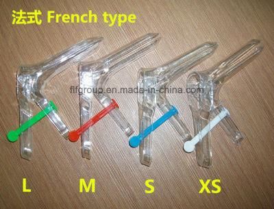 Hot Selling French Type Disposable Vaginal Dilator Vaginal Speculum for Gynecologic Examination