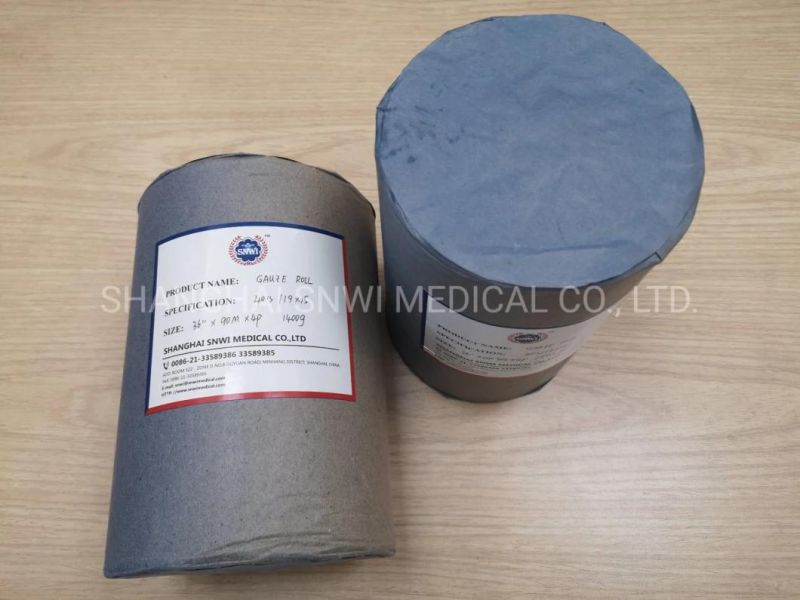 100% Cotton Medical Bleached Gauze Roll 36′ X 100 Yards 4ply Gauze Bandages Swab Gauze