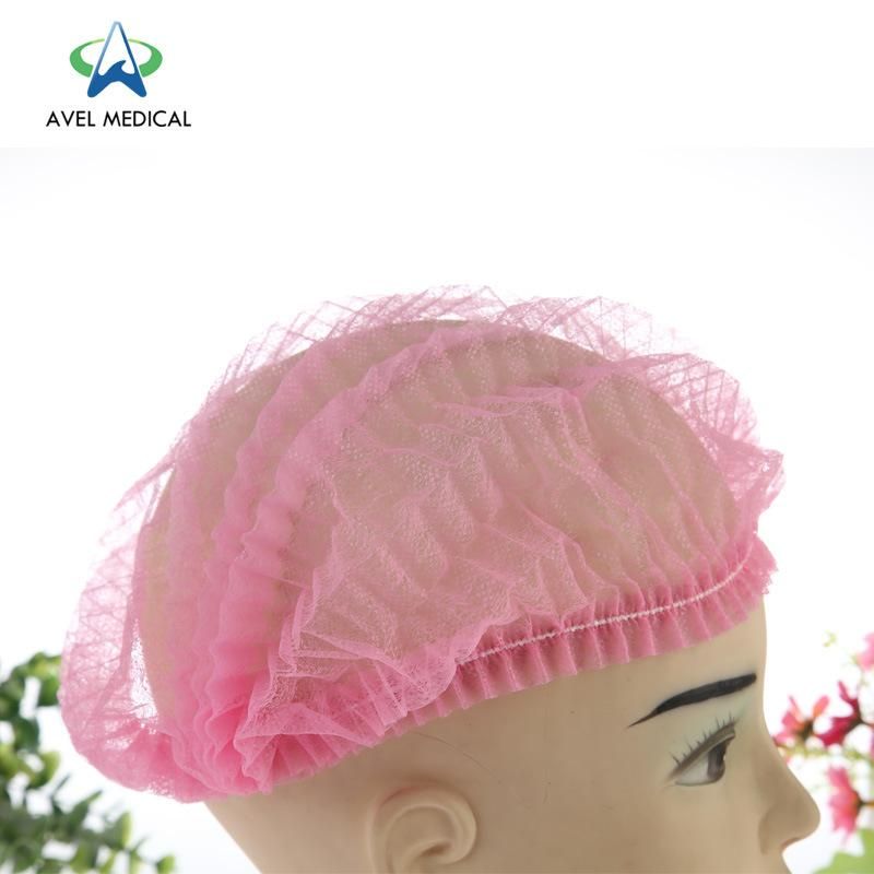 Doctor Nurse Protective Disposable Cap Non-Woven Bouffant Cap