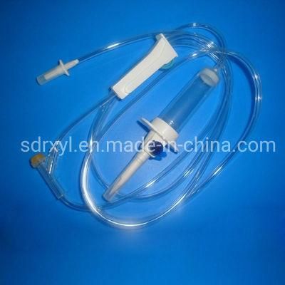 Disposable IV Giving Infusion Set with Needle or Scalp Vein