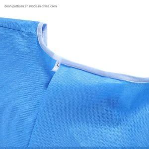 Direct Factory Manufacture SMS Non-Woven Fabric Disposable Medical Surgical Gown for Personnel Protection