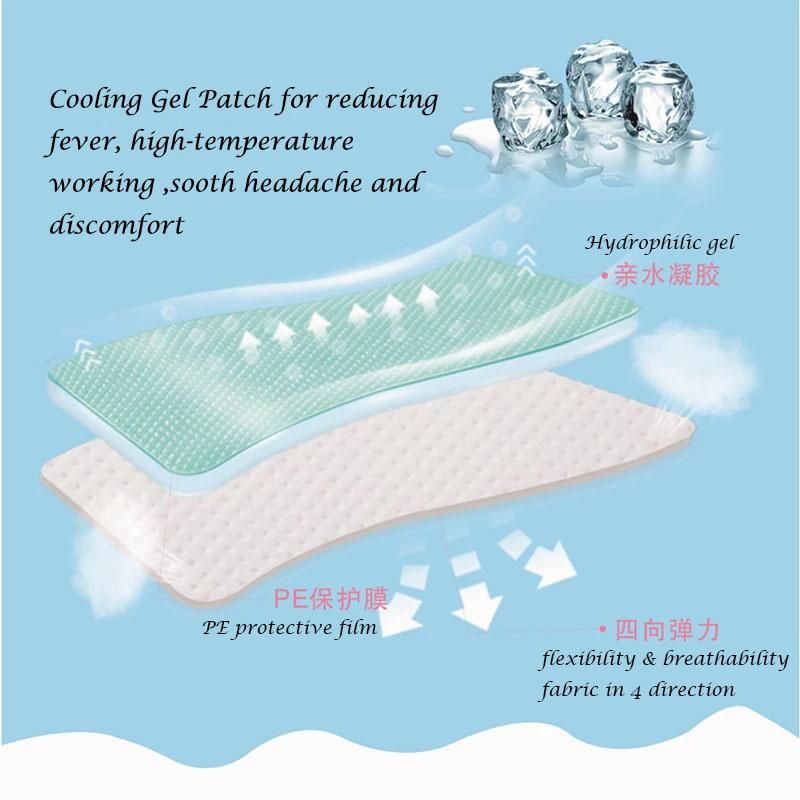 Wholesale Cheap Price Cooling Gel Patch 5*12cm Fever Cool Pad