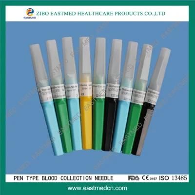 Safety Disposable Pen Type Vacuum Blood Collection Test Needle
