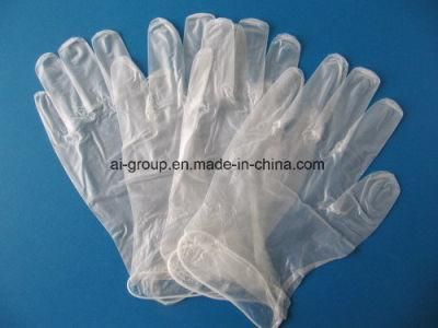 Powder Disposable Plasctic Vinyl Gloves for Medical Ues
