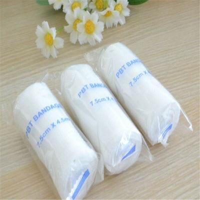 Medical Wound Treatment Emergency Elastic Conforming PBT Bandage with TUV Rheinland CE FDA Certified