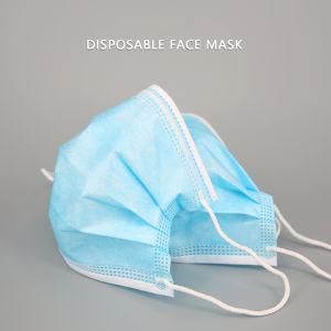 Medical Safety Breathable Mask Blue Disposable Surgical Protective Mask White List Certified