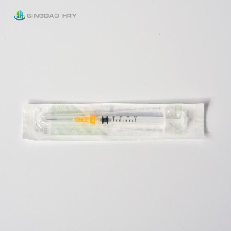 Medical Auto Disable Disposable Syringes with CE ISO FDA 510K 0.5ml-10ml