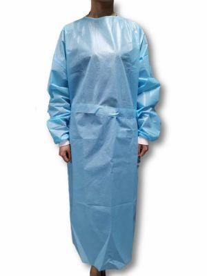 High Quality Disposable Hospital Pppe Medical Surgical Isolation Gown